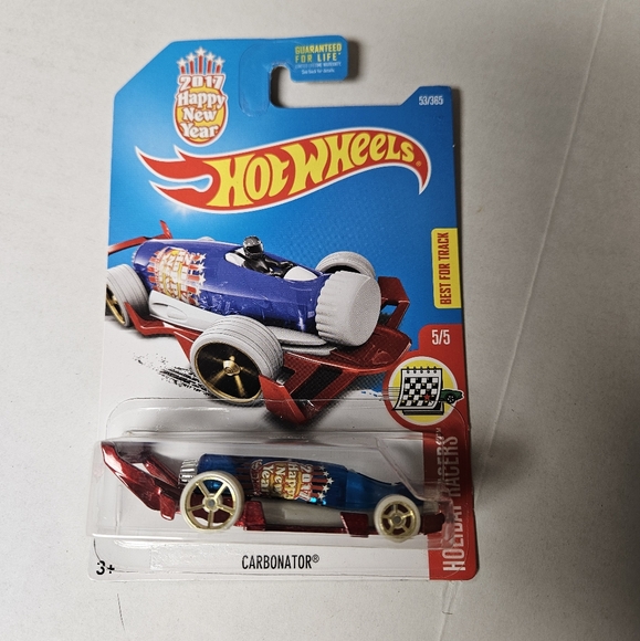 Hot Wheels Carbonator Blue and‎ Red Toy Car - Picture 1 of 3